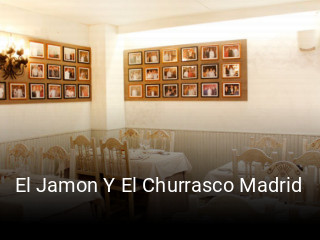 El Jamon Y El Churrasco Madrid horario de apertura