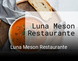 Luna Meson Restaurante horario comercial