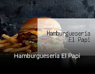 Hamburguesería El Papi horario de apertura