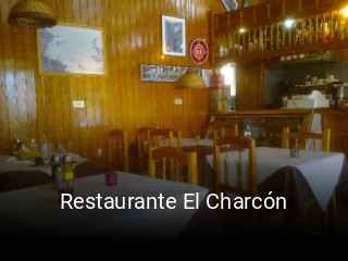 Restaurante El Charcón horario comercial