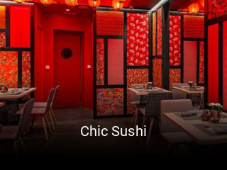 Chic Sushi plan de apertura