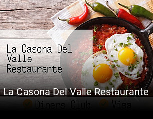 La Casona Del Valle Restaurante horario comercial