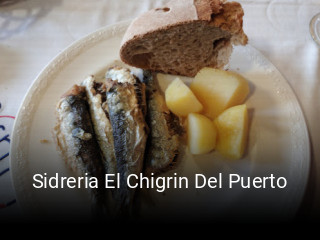 Sidreria El Chigrin Del Puerto horario de apertura