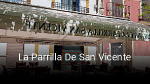 La Parrilla De San Vicente horario de apertura