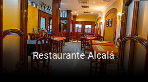 Restaurante Alcalá horario de apertura