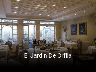 El Jardin De Orfila plan de apertura