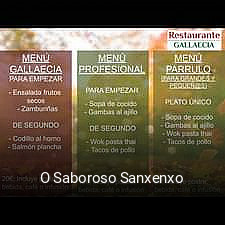 O Saboroso Sanxenxo horario comercial