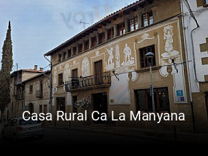 Casa Rural Ca La Manyana horario comercial