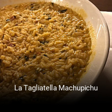 La Tagliatella Machupichu horario de apertura