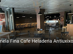 Canela Fina Cafe Heladeria Antiuxixona horario comercial