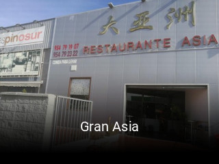 Gran Asia horario comercial