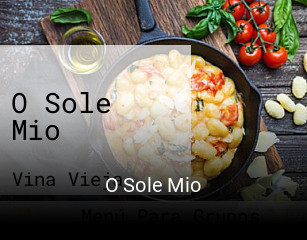 O Sole Mio plan de apertura