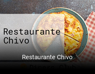 Restaurante Chivo plan de apertura