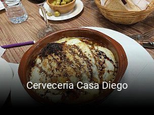 Cerveceria Casa Diego horario comercial