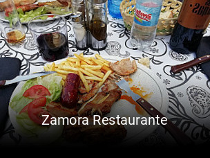 Zamora Restaurante plan de apertura