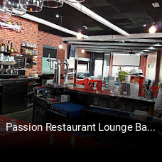 Passion Restaurant Lounge Bar plan de apertura