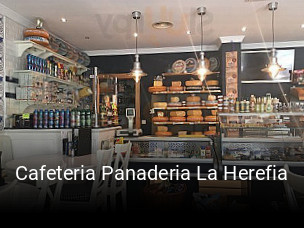 Cafeteria Panaderia La Herefia horario comercial