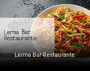 Lerma Bar Restaurante plan de apertura