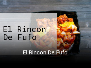 El Rincon De Fufo horario de apertura