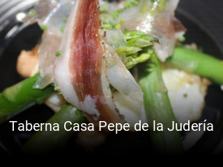 Taberna Casa Pepe de la Judería horario de apertura