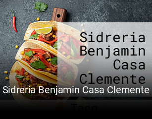 Sidreria Benjamin Casa Clemente abrir