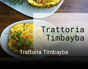 Trattoria Timbayba abrir