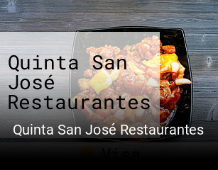 Quinta San José Restaurantes horario de apertura