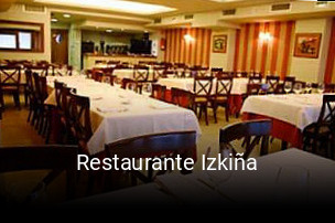 Restaurante Izkiña abrir