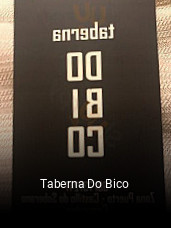 Taberna Do Bico horario comercial