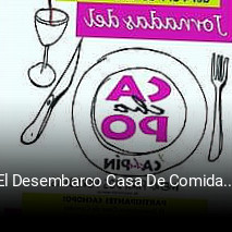 El Desembarco Casa De Comidas horario de apertura