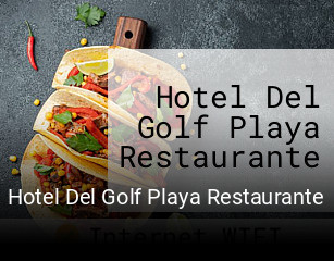 Hotel Del Golf Playa Restaurante abrir