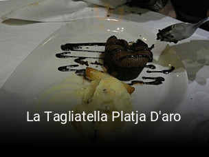 La Tagliatella Platja D'aro horario comercial