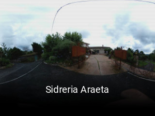 Sidreria Araeta plan de apertura