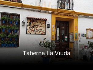 Taberna La Viuda plan de apertura