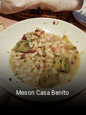 Meson Casa Benito horario comercial