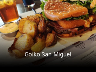 Goiko San Miguel horario comercial