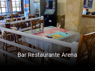 Bar Restaurante Arena horario comercial