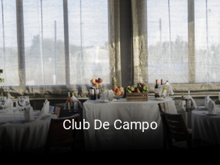 Club De Campo plan de apertura