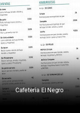 Cafeteria El Negro horario de apertura