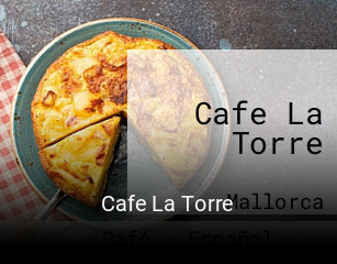 Cafe La Torre horario de apertura