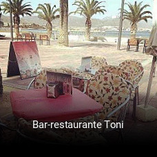 Bar-restaurante Toni horario de apertura