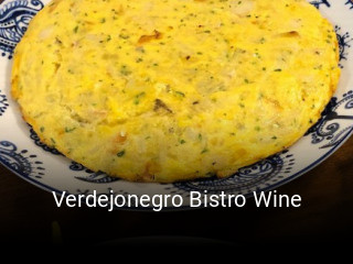 Verdejonegro Bistro Wine plan de apertura