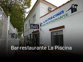 Bar-restaurante La Piscina horario comercial