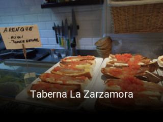 Taberna La Zarzamora plan de apertura